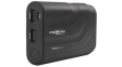 1700-0088 Powerbank 7.0 6.6Ah 2.4A 2x USB-A Socket Black
