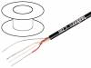 C286 BLACK, Кабель: микрофонный; 2x0,22мм2; спирально экранированный; OFC, Tasker