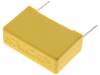 MPEB-1U/400 Конденсатор: полиэфирный; 1мкФ; 400ВDC; Шаг:15мм; ±10%; 18x10x15мм