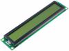 RC2001A-YHY-CSX Дисплей: LCD; алфавитно-цифровой; STN Positive; 20x1; зеленый; LED