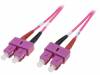 DK-2522-05-4, Световодный патч-корд; OM4; SC/PC, с обеих сторон; 5м; LSZH, DIGITUS