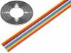 DS1058-14M28-30.5 [30 м] Кабель: плоский; 1,27мм; многопров; Cu; 14x28AWG; ПВХ; 300В; 30,5м