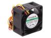 MF40202V1-1000U-G99, Вентилятор: DC; осевой; 24ВDC; 40x40x20мм; 15,04м3/ч; 25,5дБА; Vapo, Sunon