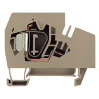 ZEI 16-2/1AN, Terminal block beige 0.5...10 mm2, Weidmuller