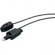 031598 Inline plug 3-in CH black