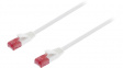 VLCP85215W100 Patch cable CAT6 UTP 10 m White