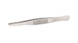 21SA120 Tweezers Stainless Steel Flat Round/Serrated 120mm