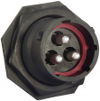 UTS7142G1P Panel Mount Plug UTS Trim Trio UTS Poles=3 Male Housing size14