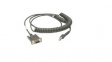 CBA-R49-C09ZAR RS232 Cable, Coiled, 2.7m, Suitable for DS22xx Series