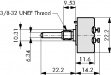6187R1KL1.0 Потенциометр из токопроводящего полимера 1 kΩ линейный