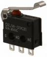 D2JW-01K31 Micro switch 0.1 A Simulated roller lever 1 change-over (CO)
