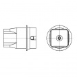 NQ25 Quad Nozzle, 18 mm x 18 mm