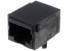5558343-1 Гнездо; RJ45; PIN:8; Кат:5e; с низкми профилем; THT; на плату