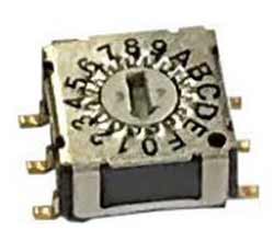RND 210-00138, Rotary DIP switch HEX 3+3, RND Components