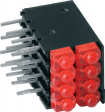 2816.2004 LED; в корпусе; красный; 1,8мм; Кол-во диод: 8; 20мА; 70°; 1?5мкд