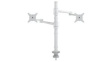 58.140 Viewlite Adjustable Dual Monitor Arm 8kg 75x75/100x100 White