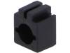 FIX-LED-319 Корпус LED; 3мм; полиамид; угловой; 3 PIN; черный; UL94V-2; H:8,2мм