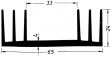 KS65-75E MKB Heat Sink TO-220 / TO-3 / TOP-3