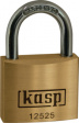 K12525A1 Padlock brass 25 mm