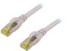 DK-1644-A-150 Patch cord; S/FTP; 6a; многопров; Cu; LSZH; серый; 15м