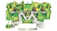 2201-1307 Ground Terminal, Cage Clamp, 3 Poles, 0.25 ... 2.5mm\x1a