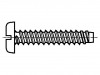 1374478 Винт; для термопластов; 2,2x9,5; Головка: цилиндрическая; прямой