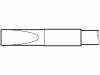 C245-109, Жало; ножевого типа; 4,3x0,1мм; longlife, JBC TOOLS