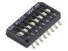 1-1571983-0, GDH08S04 DIP SWITCH Slide Dip Switch 8 S, TE Connectivity