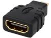 AH0010, Адаптер; гнездо HDMI, вилка micro HDMI; черный, LOGILINK