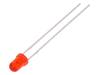 HLMP-Y301-F0000;, LED; 3мм; красный; 6,1-19мкд; 45°; Поверхность: плоская, Broadcom (Avago)