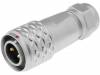 SF1210/P2I Вилка; "папа"; SF12; PIN:2; IP67; 4?6,5мм; 13А; пайка; на провод