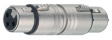 NA3FF Audio Adapter, 1 x XLR Female, 3-Pin, XLR