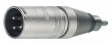 NA2MPMM Audio Adapter, 1 x XLR Male, 3-Pin, XLR