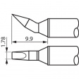 STTC-098 Soldering Tip Chisel / 30? bent 1.8 mm 330 °C