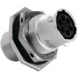 RT0710-6SNH Jam nut receptacle 6P