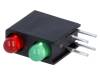 L-934MD/1I1GD LED; в корпусе; Кол-во диод:2; 3мм; THT; красный/зеленый; 10-25мкд