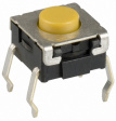 B3W-1002 Tactile Switch, 50 mA, 24 VDC