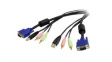 USBVGA4N1A6 KVM Adapter Cable VGA / USB / Audio, 1.8m