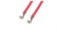 214920-1221 Pre-Crimped Lead, Female / Female - Pico-Blade, 75mm L, 26AWG