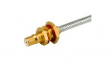 24 QMA-50-3-3/111 NE RF Connector, QMA, Brass, Socket, Straight, 50Ohm, Soldering Terminal