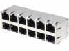 857281003, Гнездо; RJ45; PIN:8; Кат:5e; позолота; Конфиг.выводов:8p8c, Molex