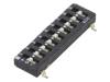 ETS109LTZ, Переключатель: DIP-SWITCH; Кол-во секций: 9; OFF-ON; 0,025A/24ВDC, ECE