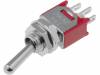 IC1102T1B1M1QE Переключатель: тумблер; 2; SPDT; ON-ON; 3A/125ВAC; 3A/28ВDC