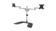 ARMDUALSS Dual Monitor Stand, 75x75/100x100, 8kg