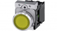 3SU11560AB301BA0 SIRIUS ACT Illuminated Push-Button complete Metal, glossy, yellow