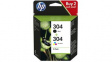 3JB05AE Ink Cartridge 304 Black/Cyan, Magenta, Yellow