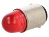LR-BA15D-24AC/DC, Лампочка LED; красный; BA15D; 24ВDC; 24ВAC, POLAM-ELTA