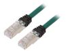 STP6X5MGR Patch cord; S/FTP,TX6A™ 10Gig; 6a; многопров; Cu; LSZH; зеленый
