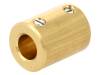 720.64, Adapter; латунь; Диам.оси:6мм; медный; Ось: гладкая, Mentor