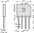 GBU8K Bridge rectifier 800 V 8 A SIL
